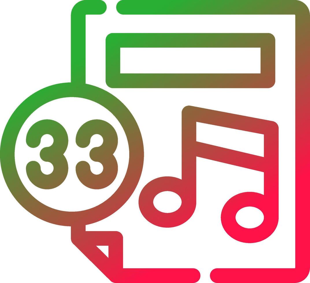 Music Score Creative Icon Design vector