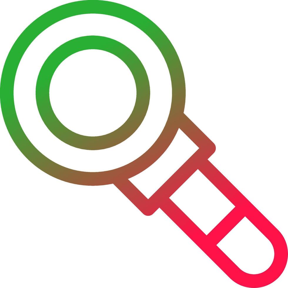 Magnifying Glass Creative Icon Design vector