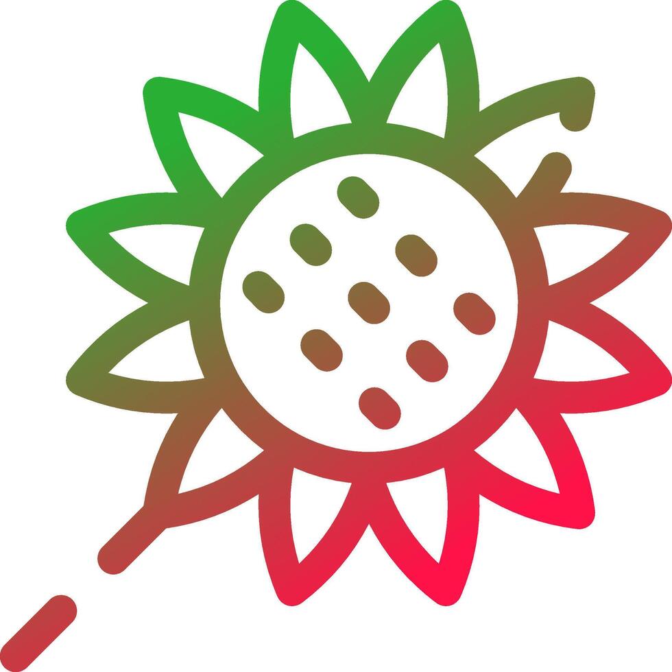 diseño de icono creativo de girasol vector