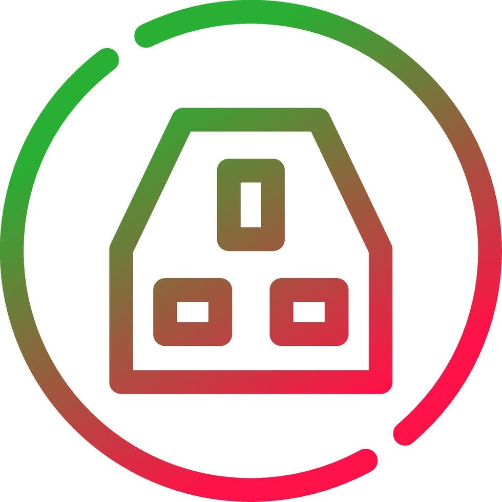Power Socket Creative Icon Design vector