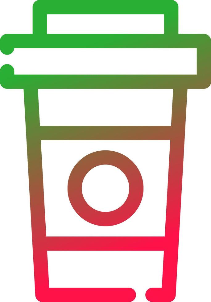 Paper Cup Creative Icon Design vector