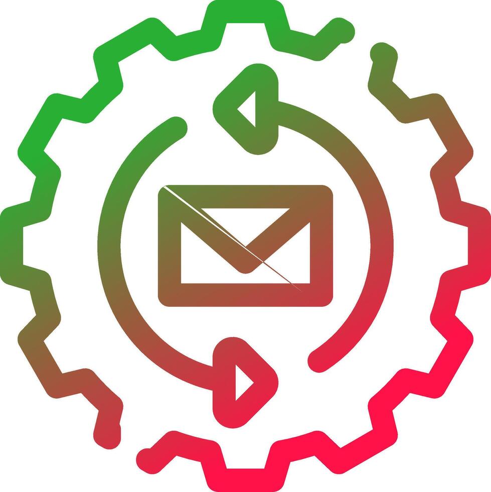 Marketing Automation Creative Icon Design vector