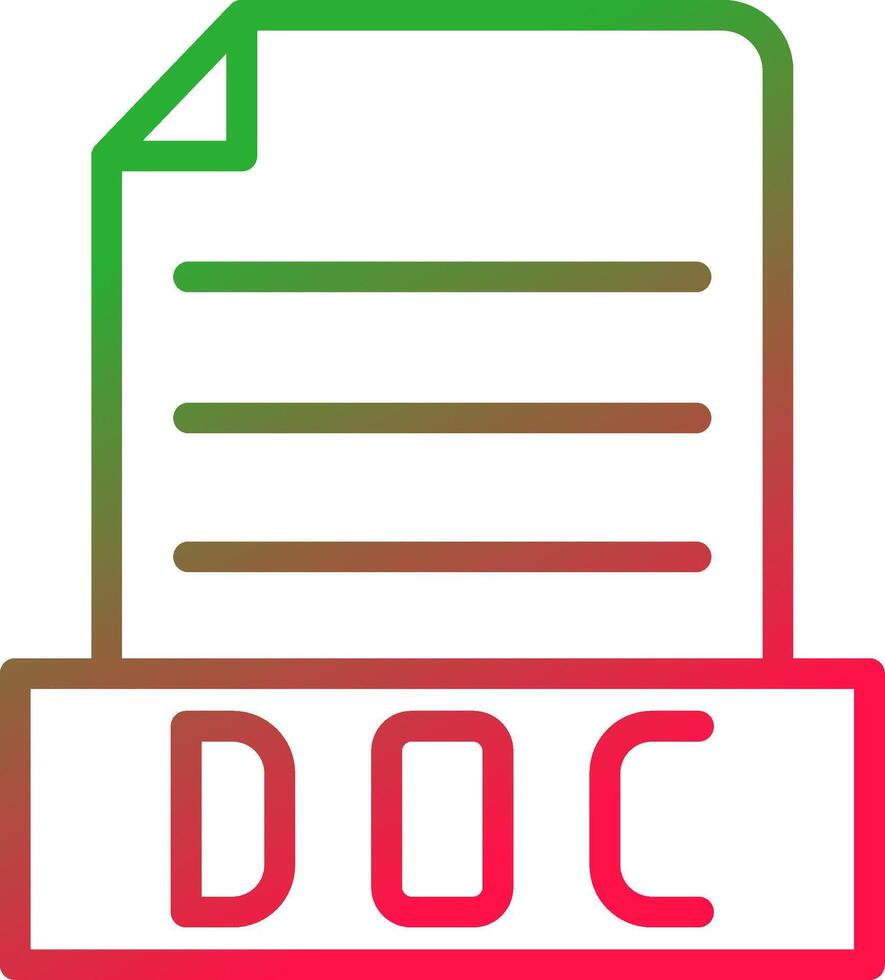 Doc creativo icono diseño vector