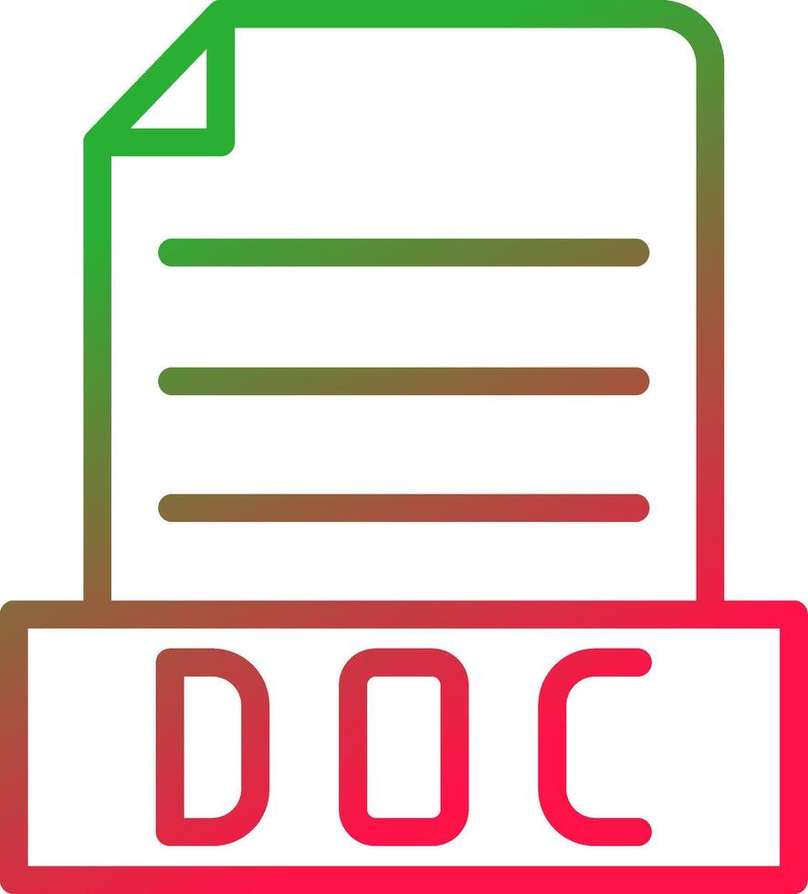 Doc Creative Icon Design vector