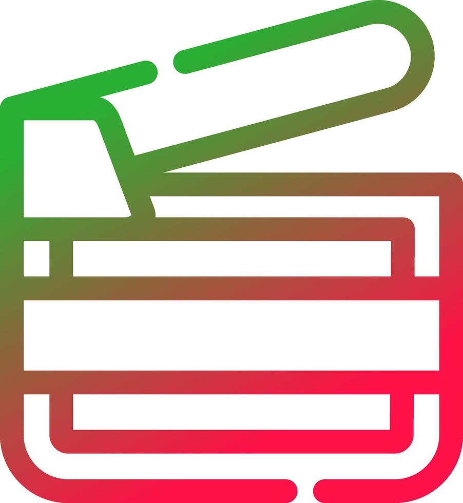 Clapperboard Creative Icon Design vector