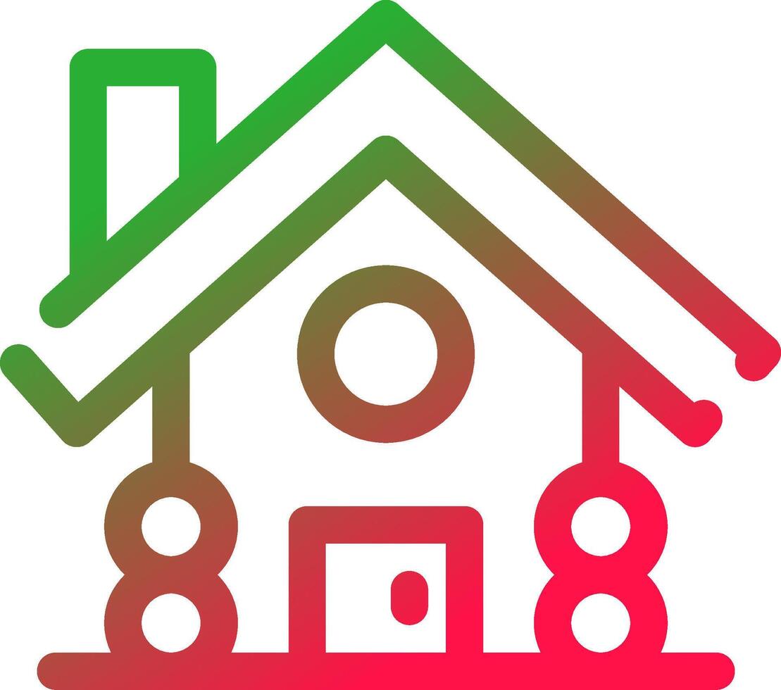 Cabin Creative Icon Design vector