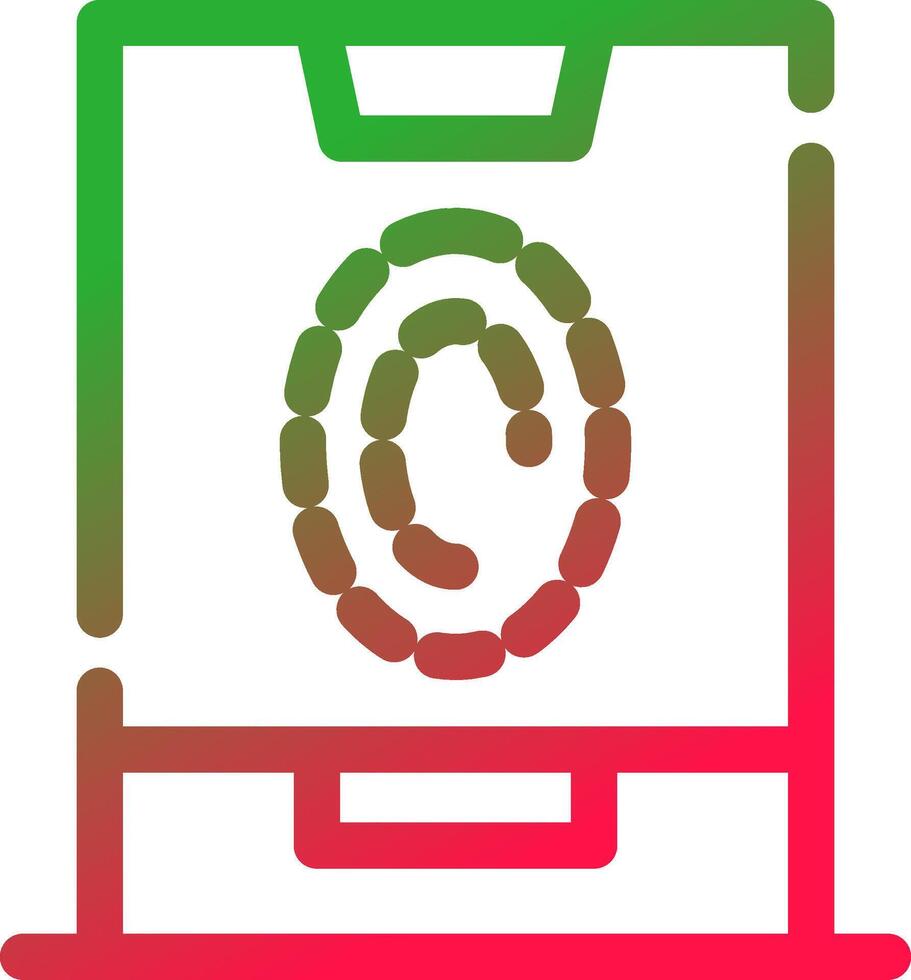 Smart Identification Creative Icon Design vector