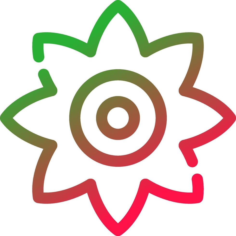 diseño de icono creativo de flor vector