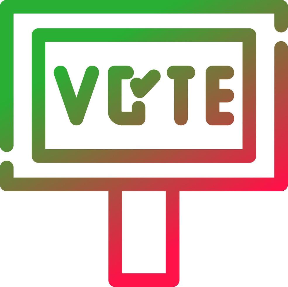 Vote Creative Icon Design vector