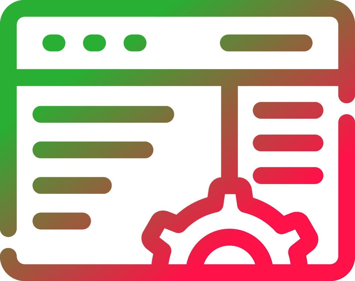 Browser Creative Icon Design vector