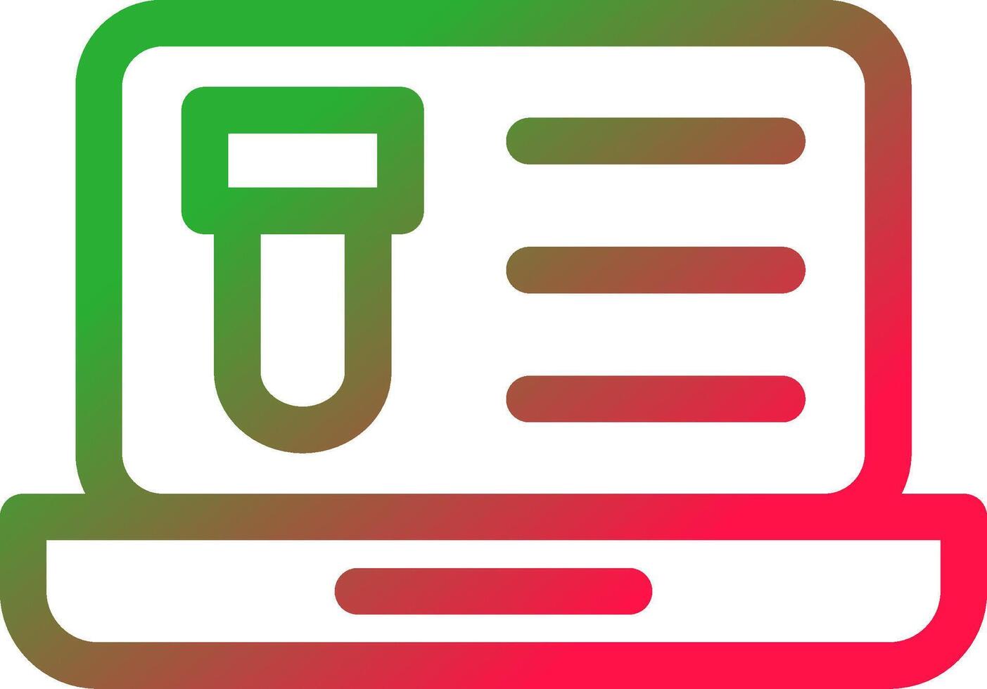 Test Creative Icon Design vector