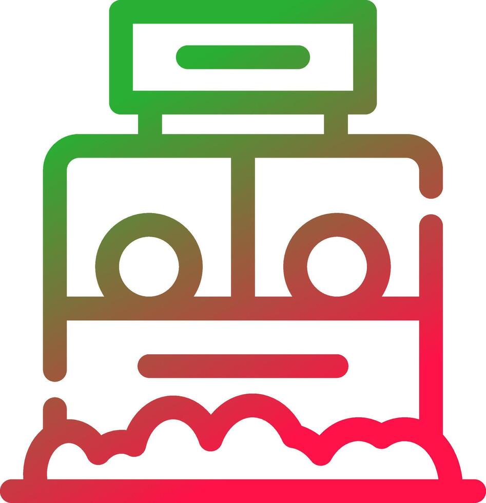 Ticket Box Creative Icon Design vector