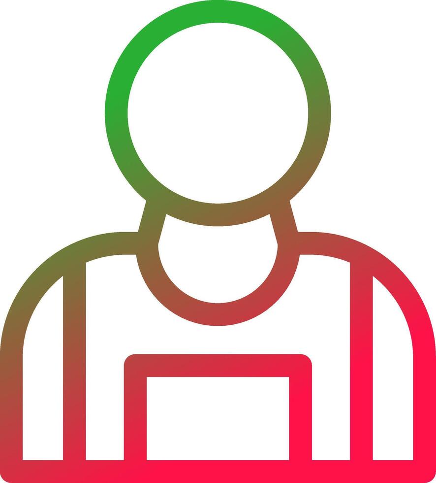 Worker Creative Icon Design vector