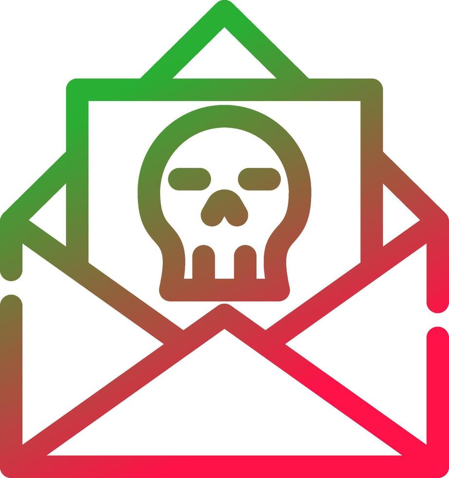 Blackmail Creative Icon Design vector