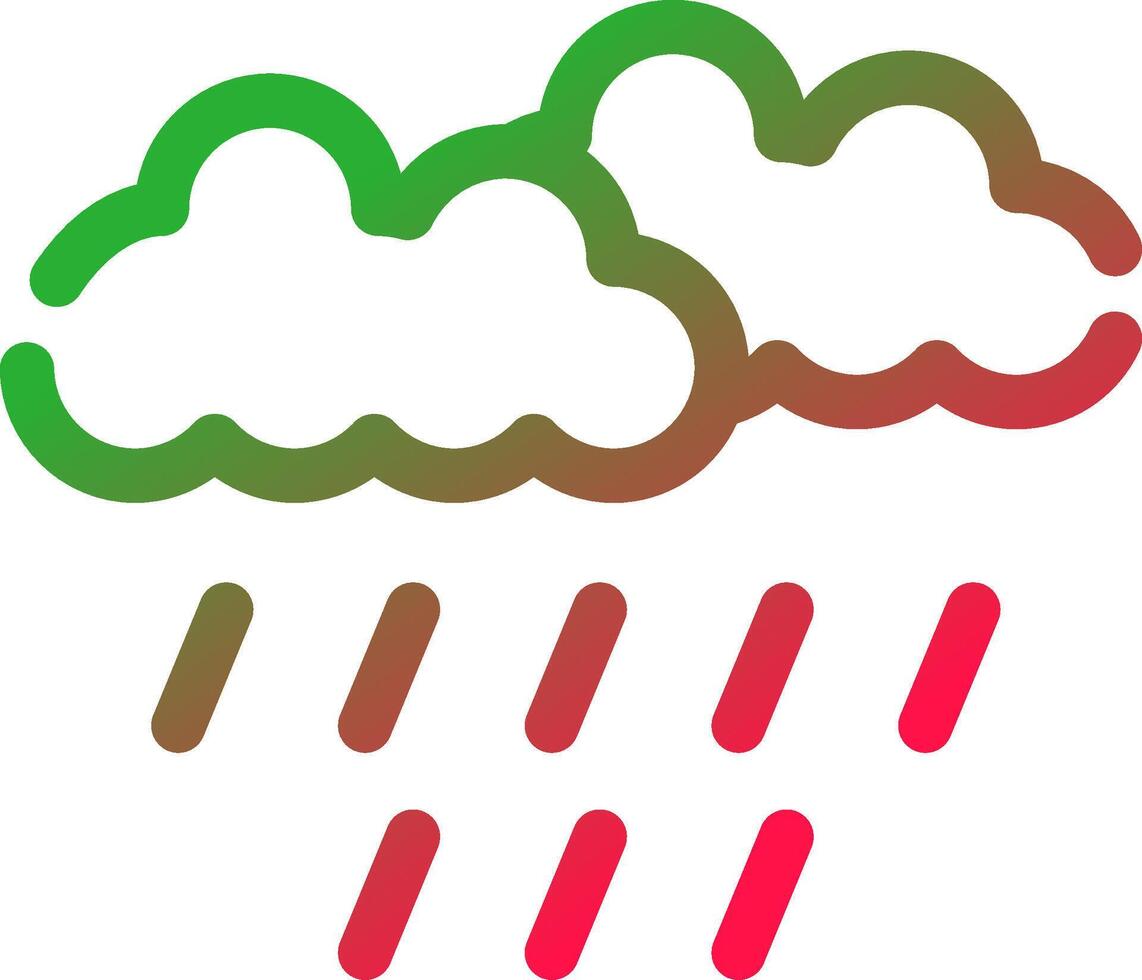 Rainy Day Creative Icon Design vector