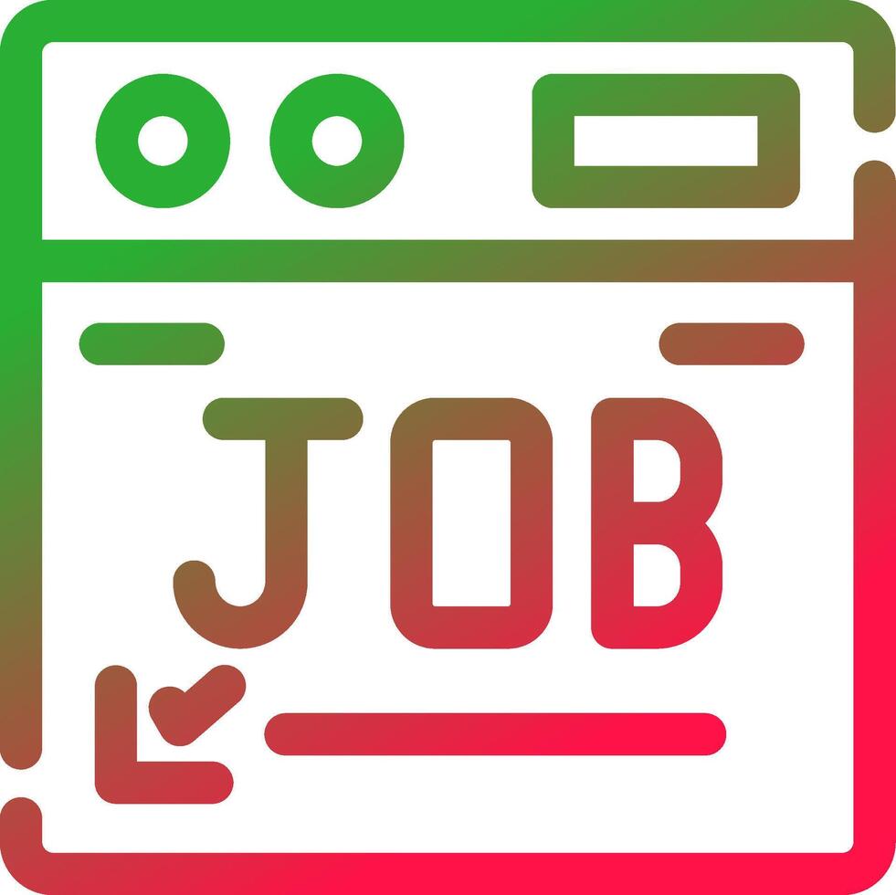 Job Creative Icon Design vector