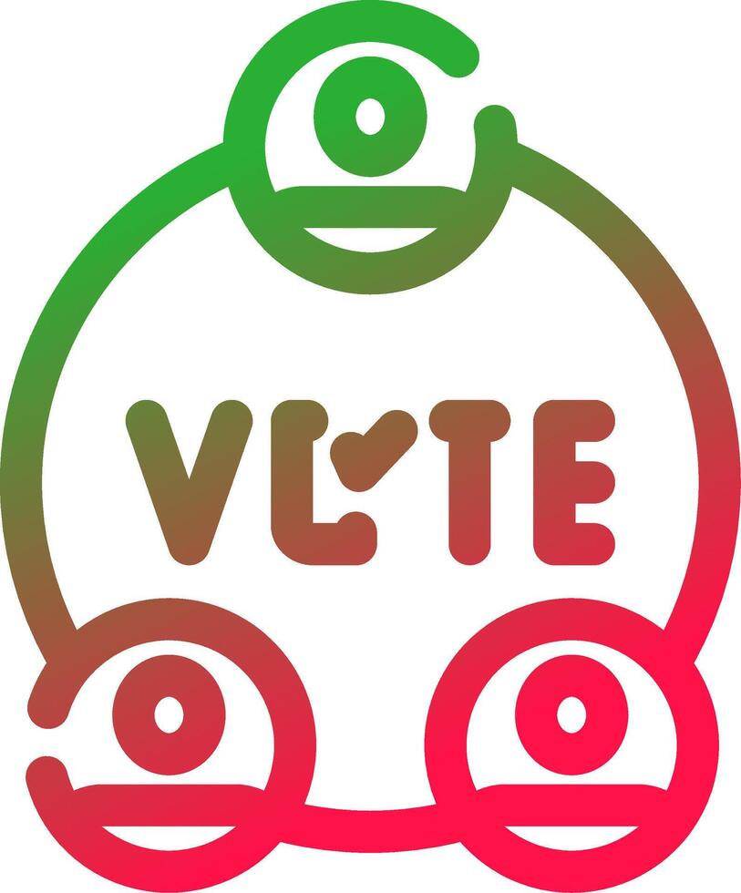 diseño de icono creativo de elecciones vector