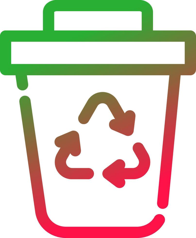 Garbage Creative Icon Design vector