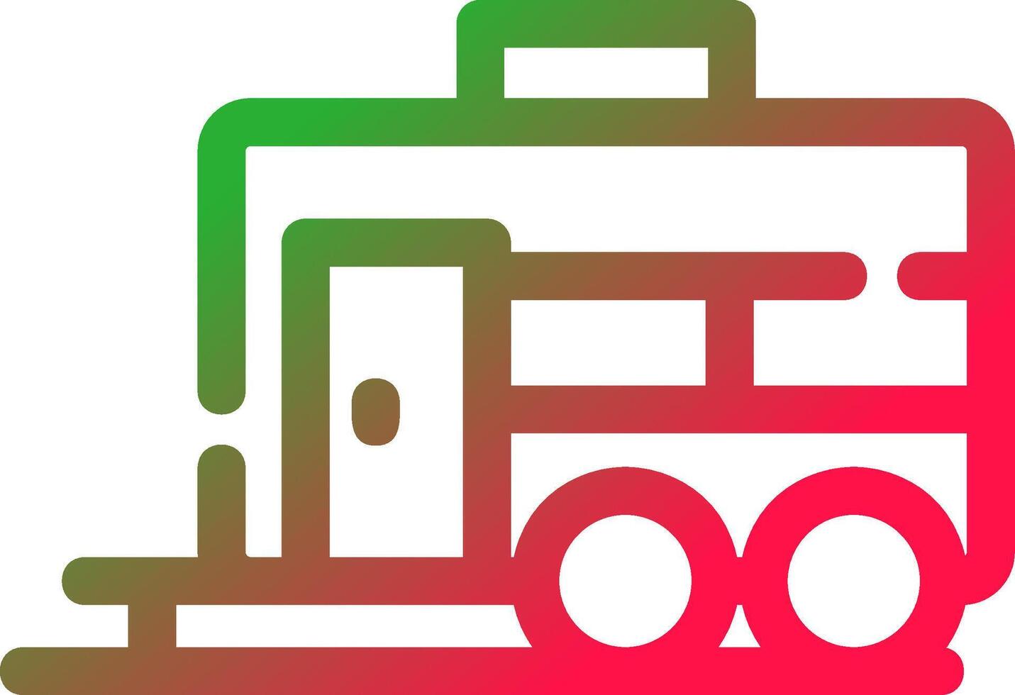 Line Red and Green Gradient vector