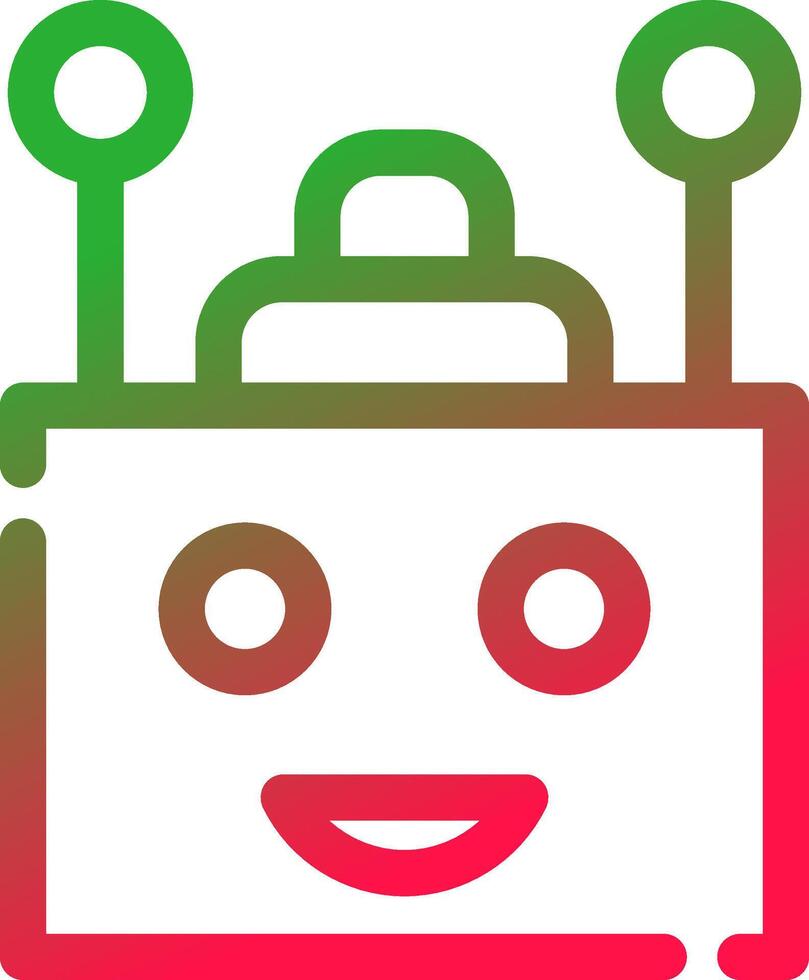 Chatbot Creative Icon Design vector