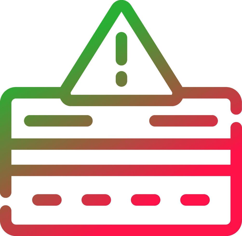 Line Red and Green Gradient vector