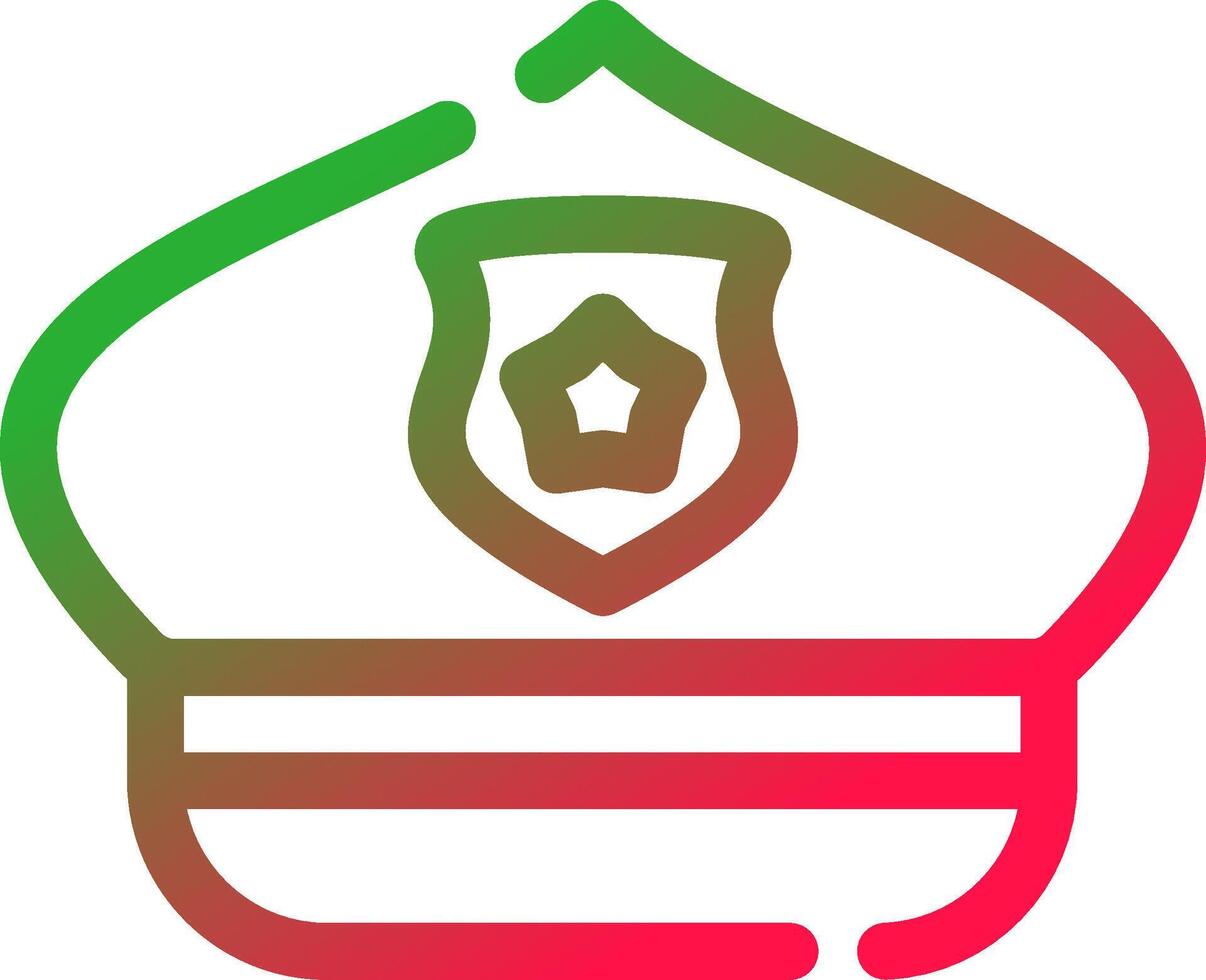 Line Red and Green Gradient vector