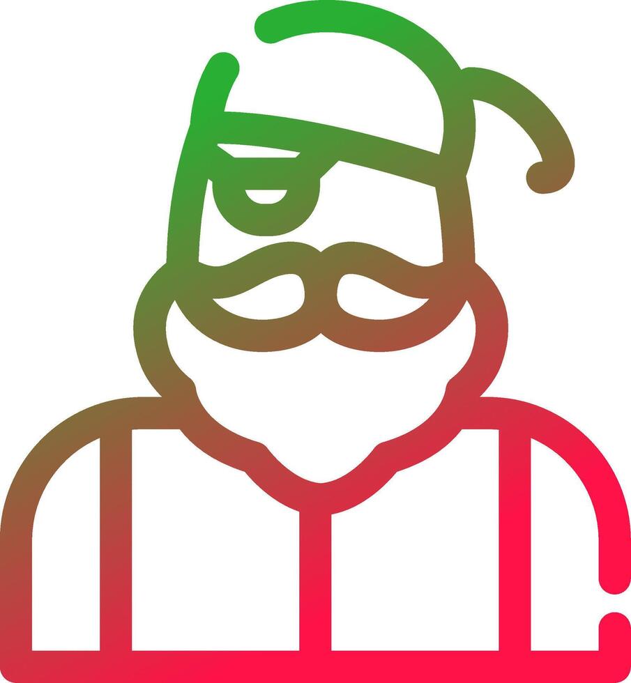 Line Red and Green Gradient vector