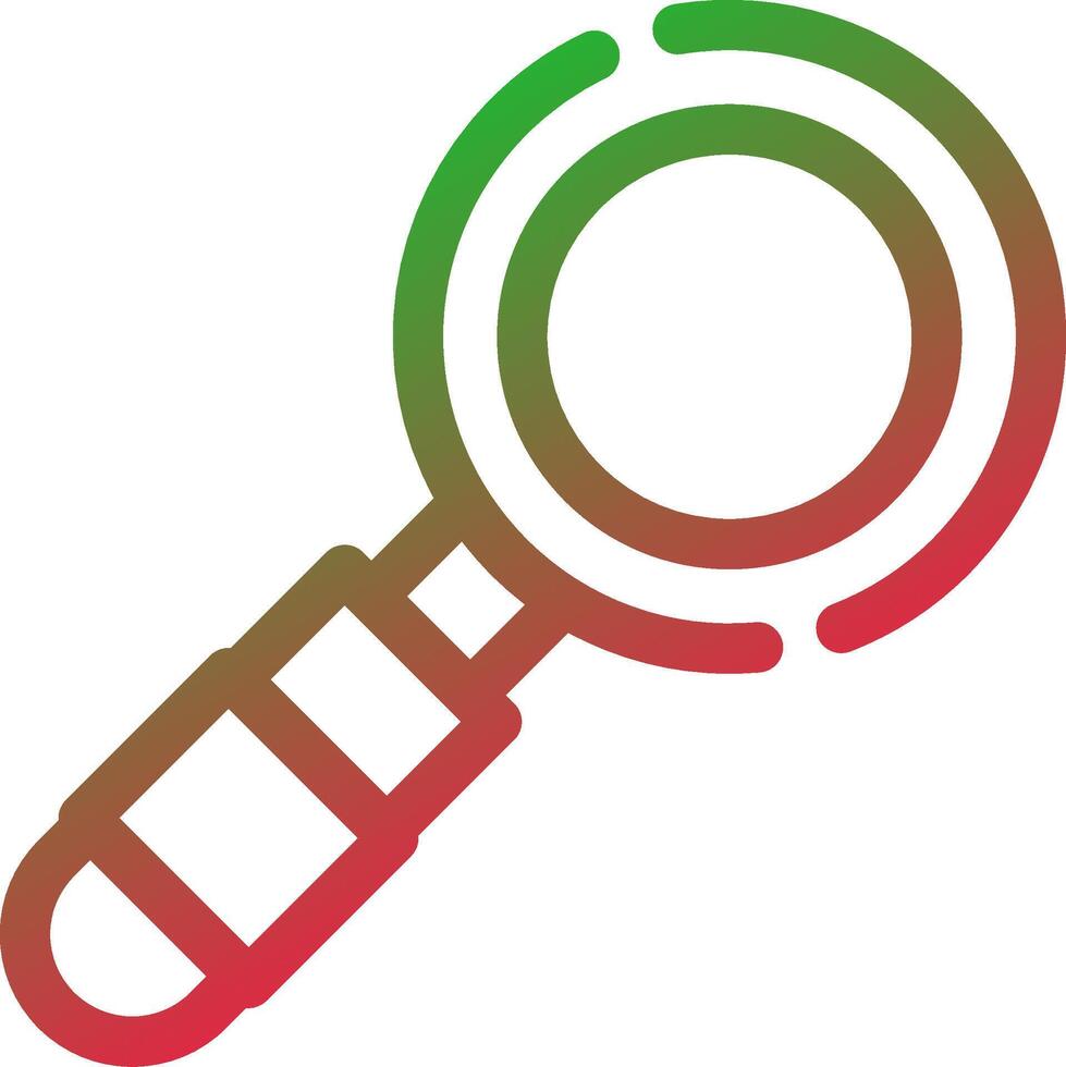 Magnifying Glass Creative Icon Design vector