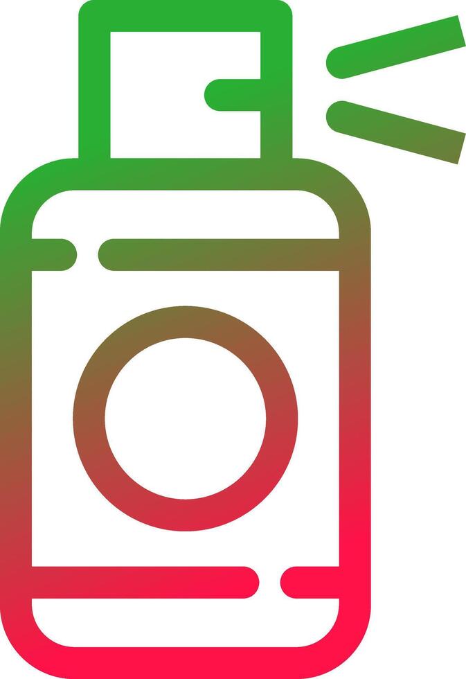 Hairspray Creative Icon Design vector