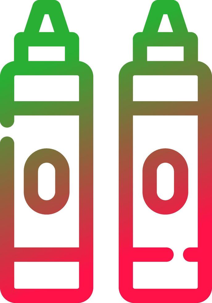 Crayons Creative Icon Design vector
