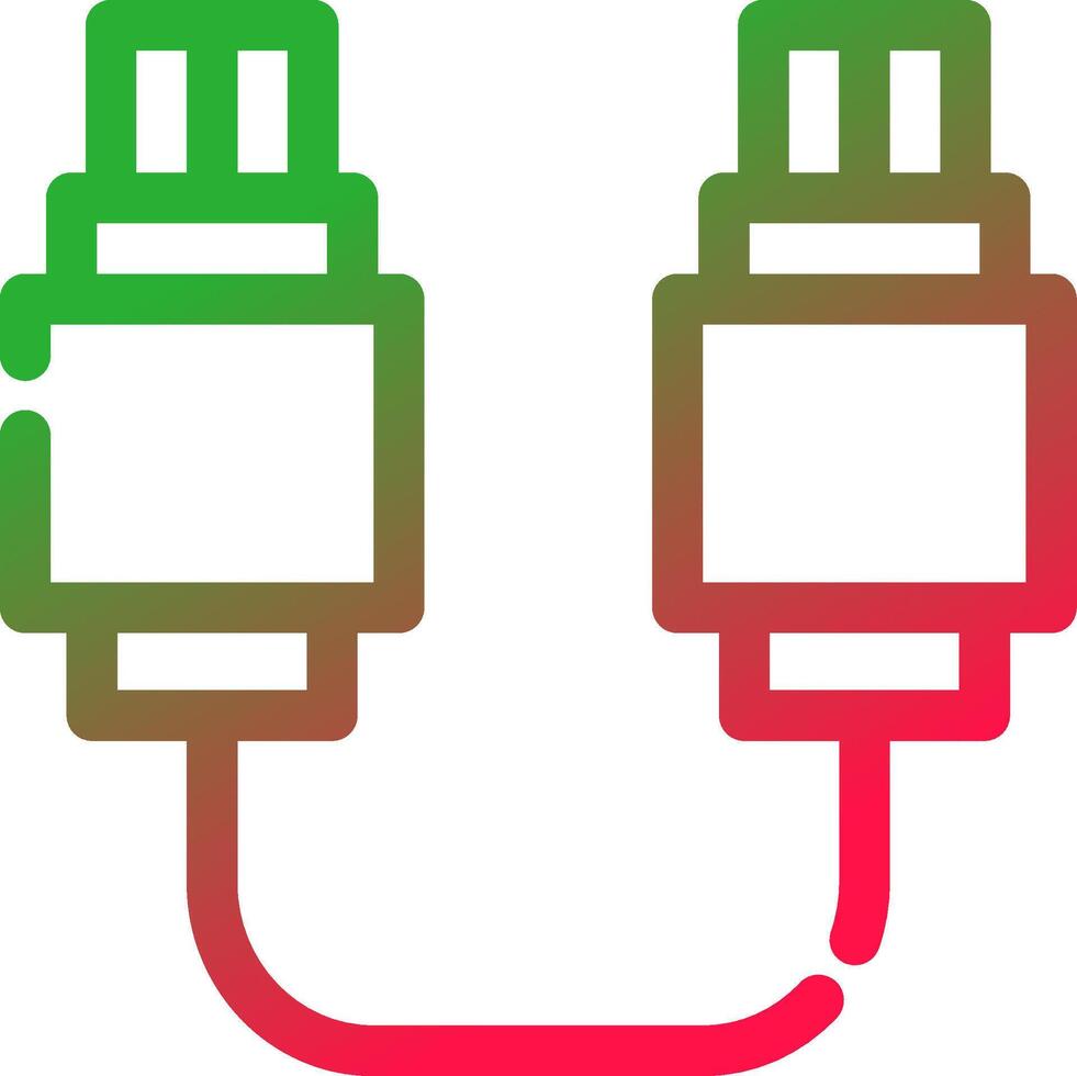 Usb Connection Creative Icon Design vector