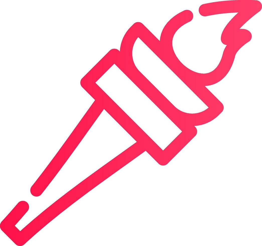 Torch Creative Icon Design vector