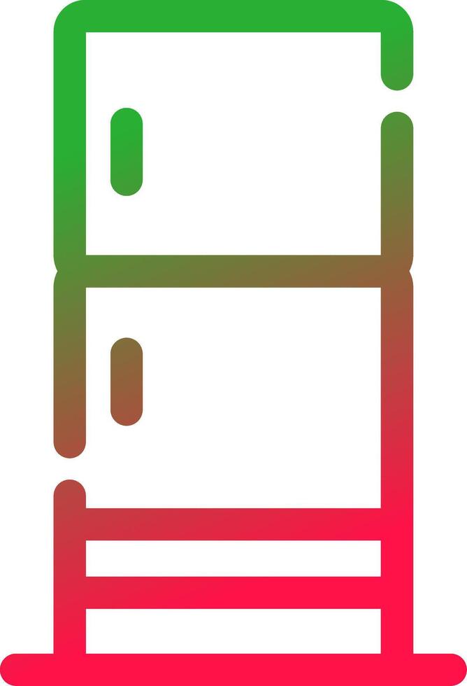 Fridge Creative Icon Design vector