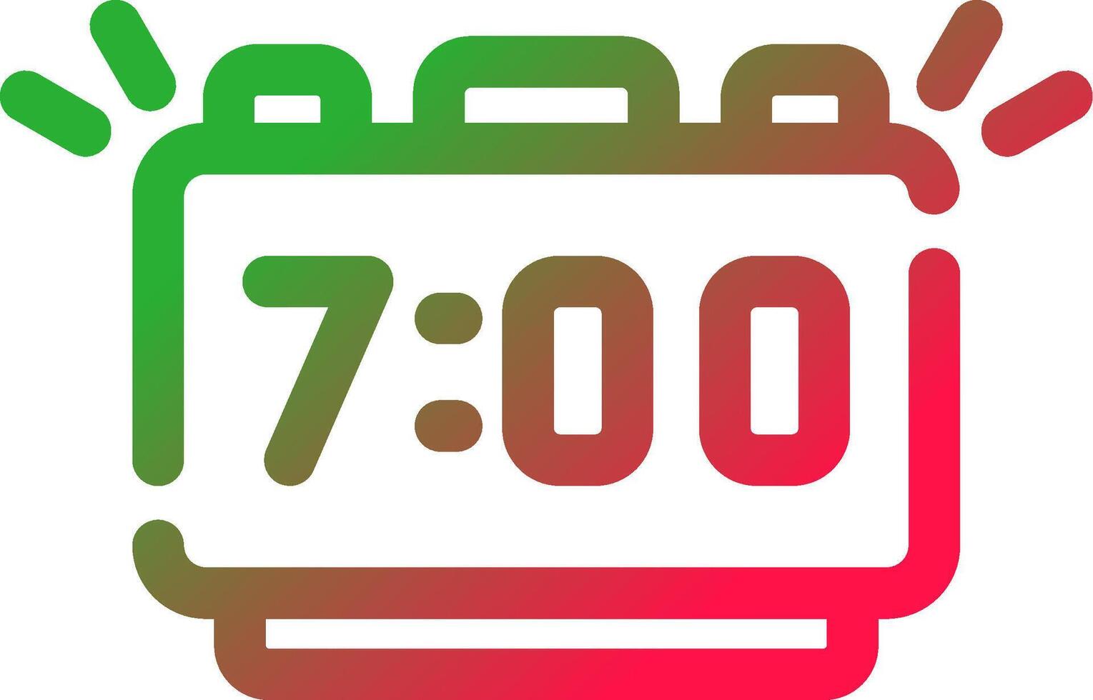 diseño de icono creativo de alarma vector