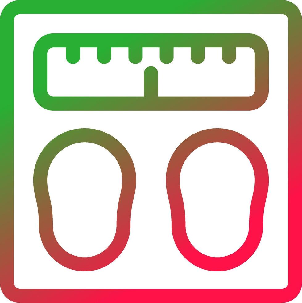 Line Red and Green Gradient vector