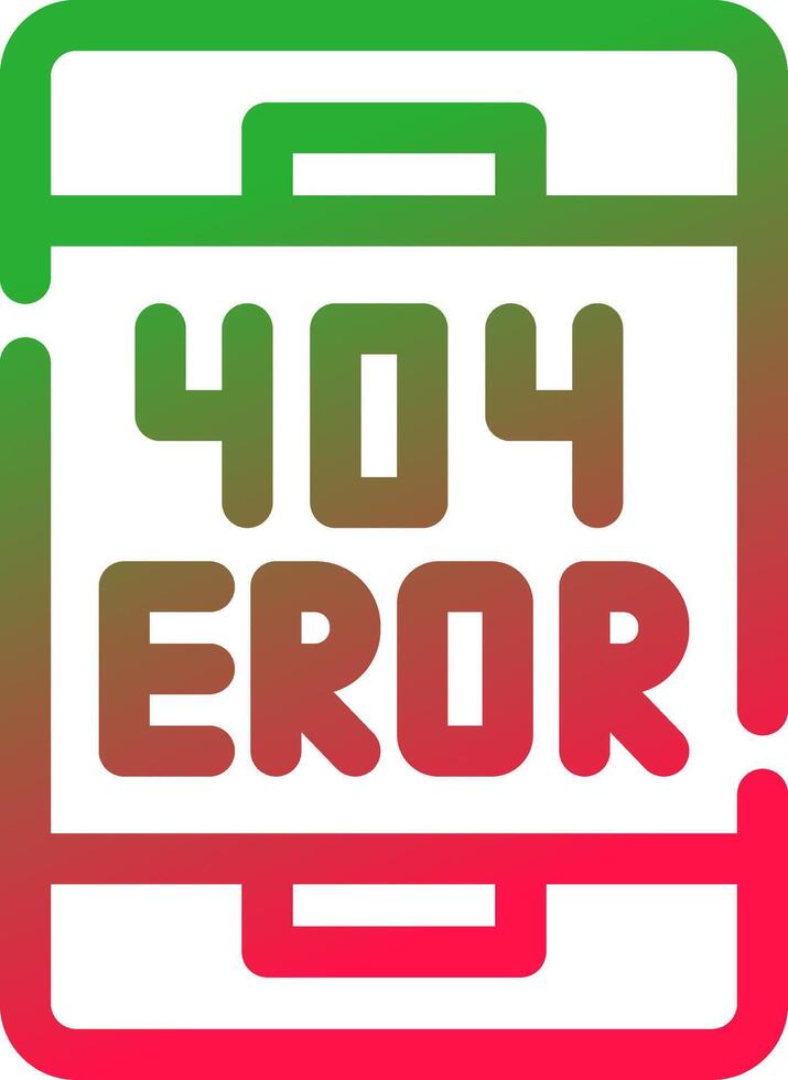 Error Creative Icon Design vector