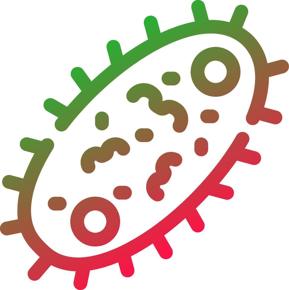 diseño de icono creativo de bacterias vector