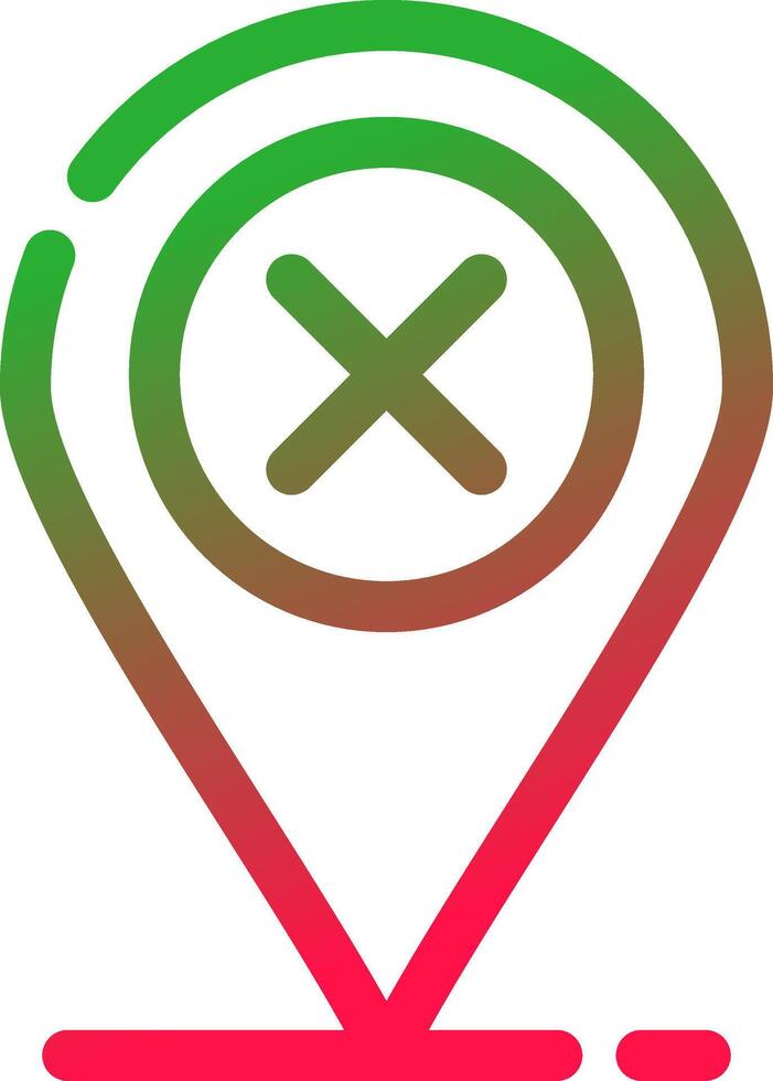 Wrong Creative Icon Design vector