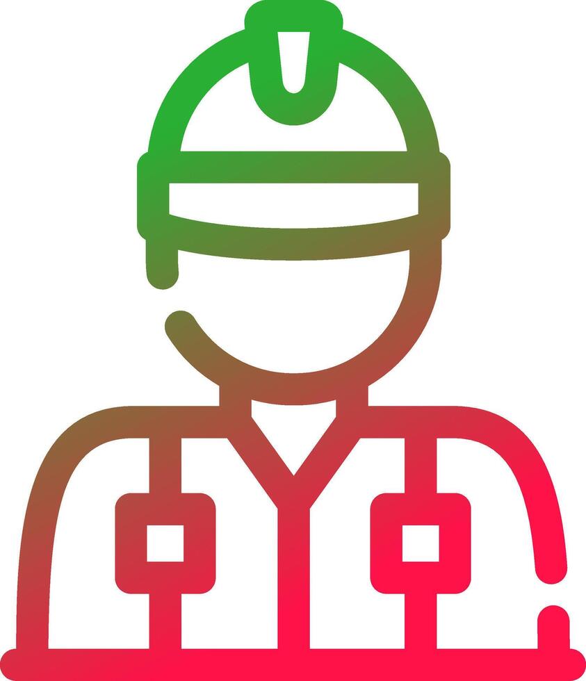 Worker Creative Icon Design vector