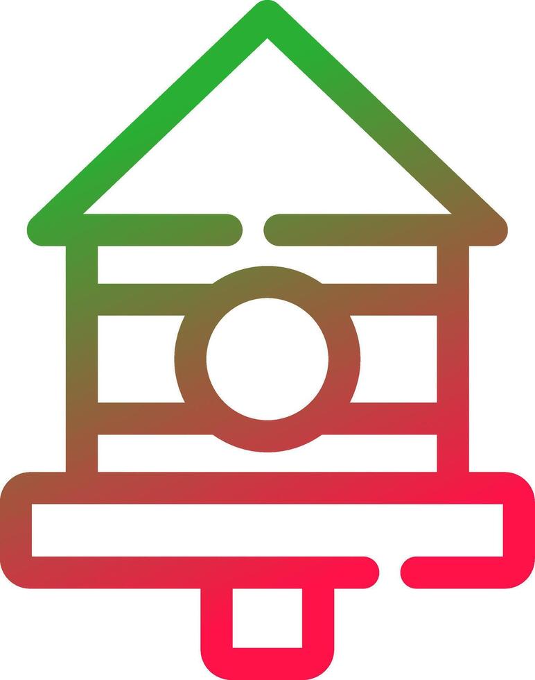 Birdhouse Creative Icon Design vector