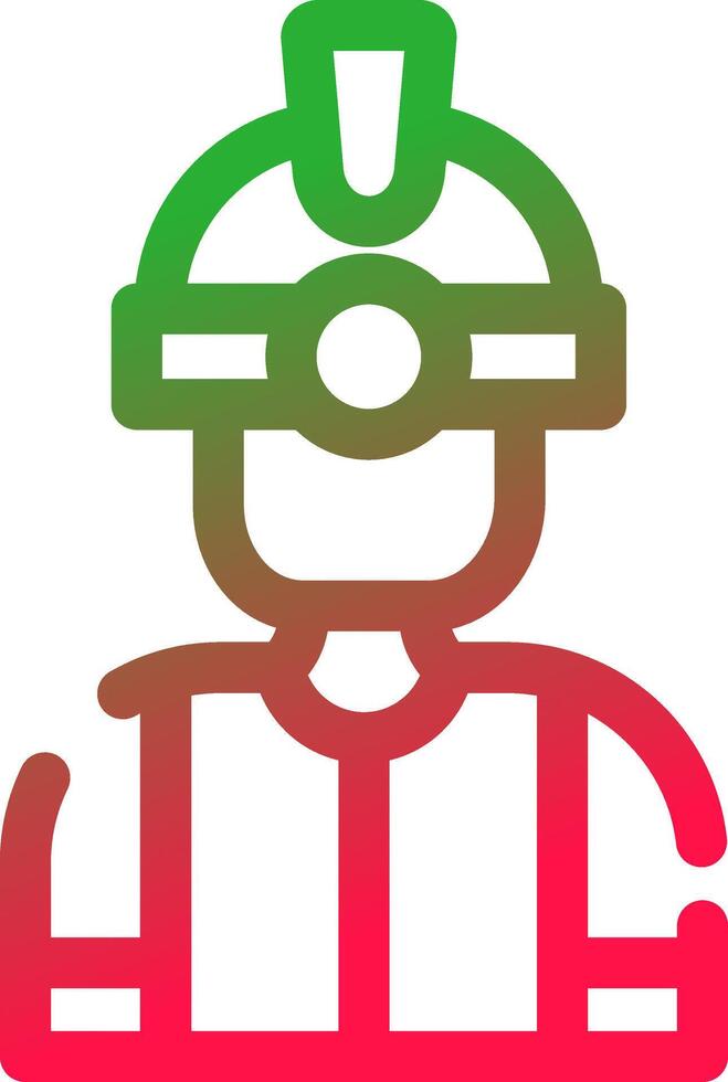 Worker Creative Icon Design vector