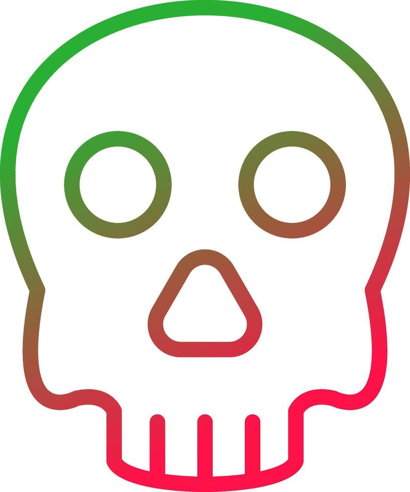 diseño de icono creativo de calavera vector