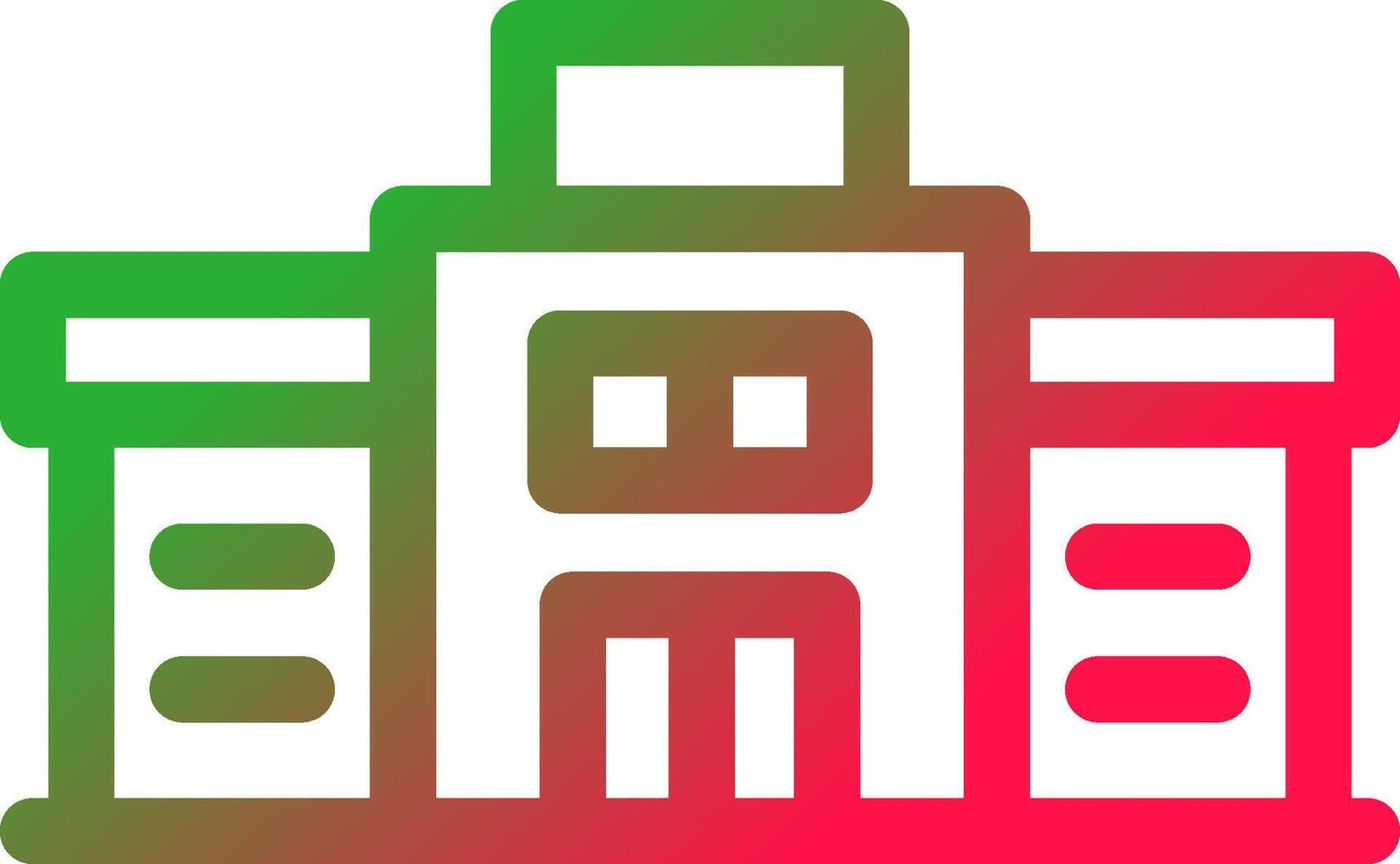 Line Red and Green Gradient vector