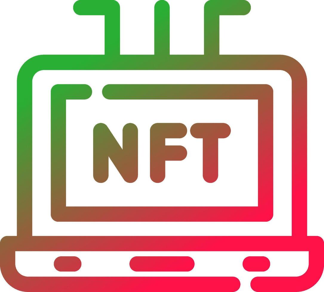 Nft Creative Icon Design vector