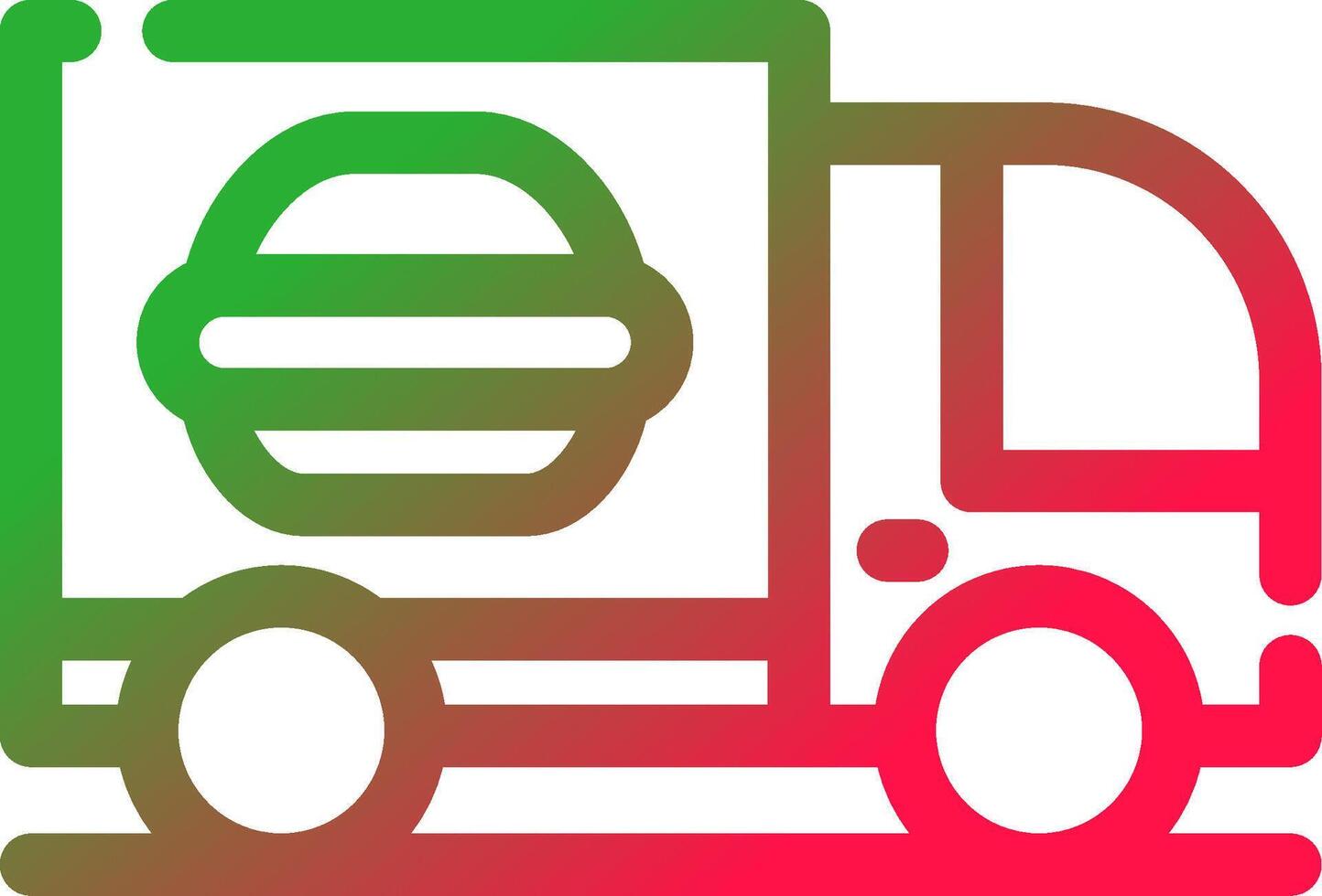 Line Red and Green Gradient vector