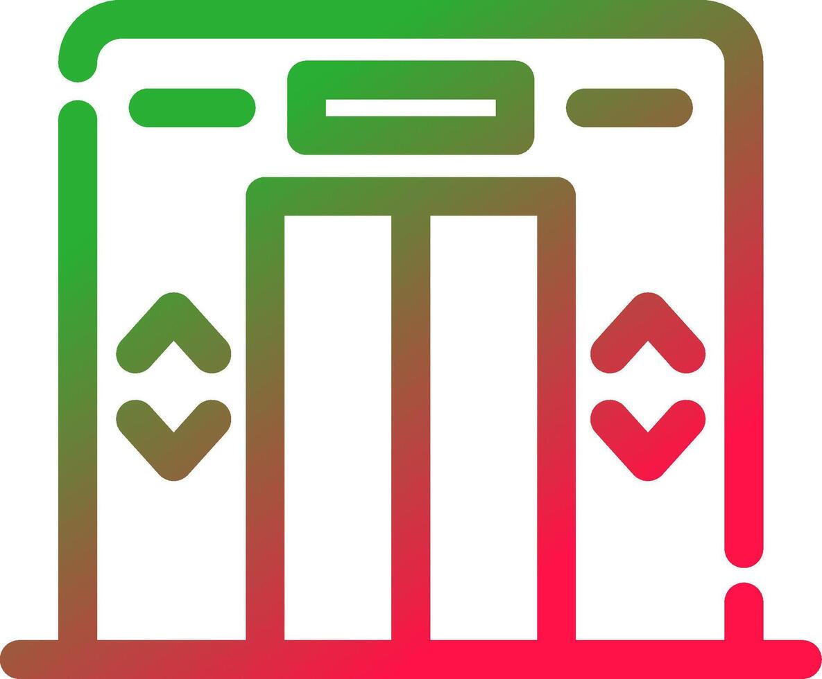 diseño de icono creativo de ascensor vector