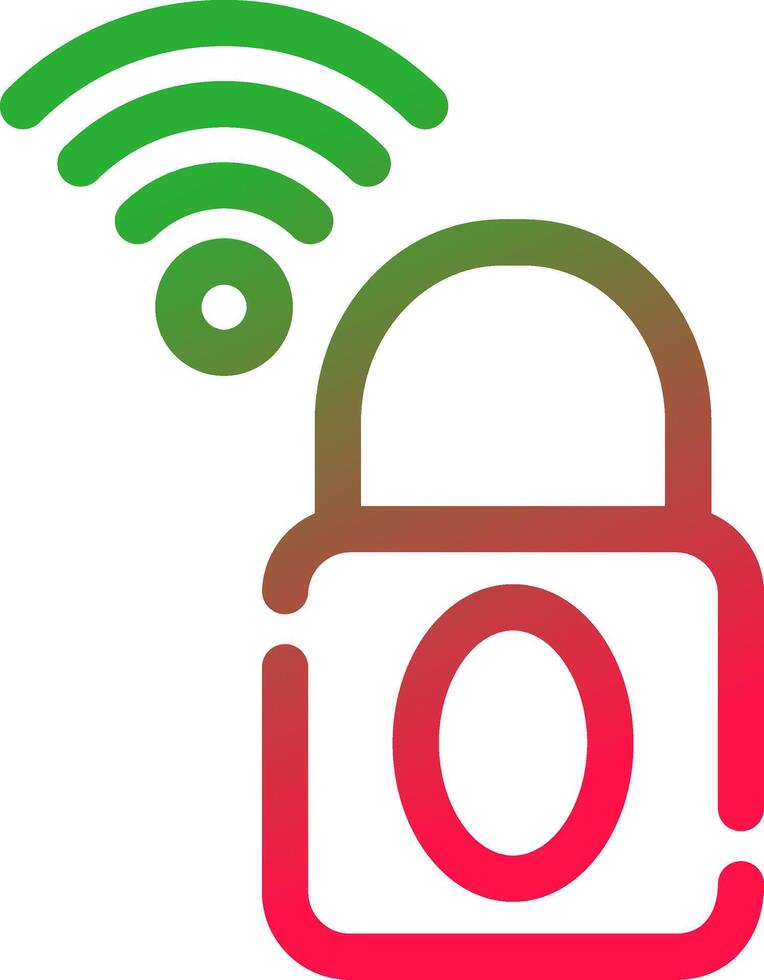 Smart Lock Creative Icon Design vector