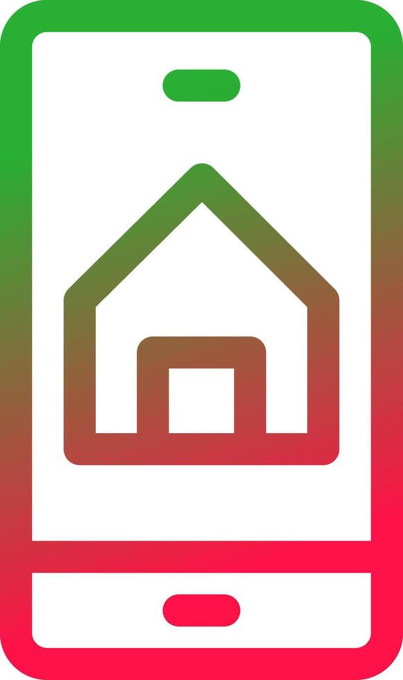 Line Red and Green Gradient vector
