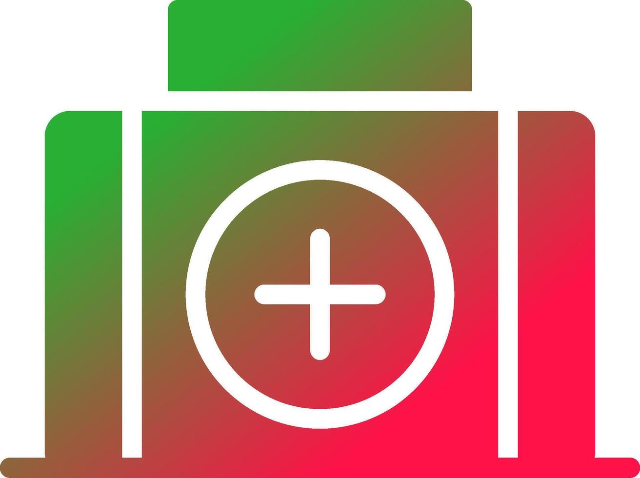 Line Red and Green Gradient vector