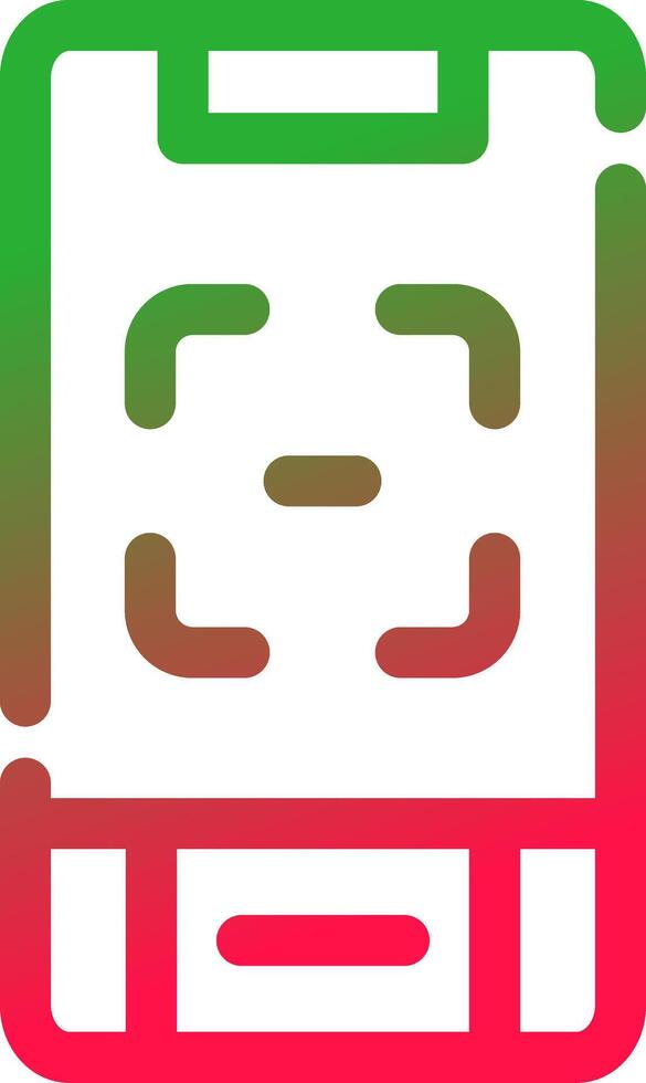Line Red and Green Gradient vector